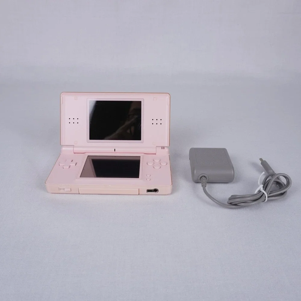 Nintendo DS Lite + Charger | Pink | Tested Working | Free Shipping | USG-001